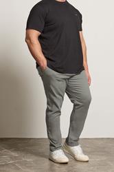 BadRhino Big & Tall Sage Green Stretch Chinos | BadRhino 3
