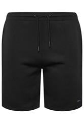 BadRhino Big & Tall Black Zip Pocket Jogger Shorts