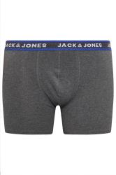 JACK & JONES Big & Tall Green & Grey 5 Pack Trunks | BadRhino 8