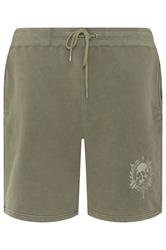BadRhino Big & Tall Black Japanese Printed Jogger Shorts | BadRhino 5