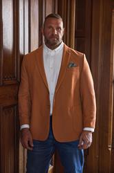 BadRhino Tailoring Big & Tall Rust Orange Tweed Suit Jacket | BadRhino 2