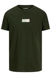 JACK & JONES Big & Tall Duffel Bag Green Pan T-Shirt | BadRhino 1