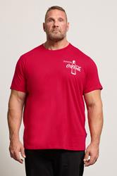 BadRhino Big & Tall Red Coca Cola Graphic T-Shirt | BadRhino 1