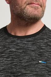 BadRhino Big & Tall Black Slub T-Shirt | BadRhino 4