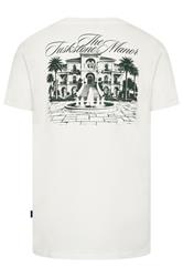 BadRhino Big & Tall White Extra Long 'The Tuskstone Manor' Graphic T-Shirt | BadRhino 7