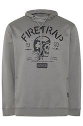 FIRETRAP Big & Tall Grey Hoodie | BadRhino 1