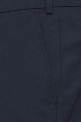 D555 Big & Tall Navy Blue Stretch Formal Trousers | BadRhino 5