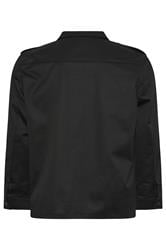 BadRhino Big & Tall Khaki Green Military Zip Through Overshirt | BadRhino 3