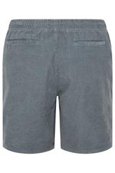 BadRhino Big & Tall Blue Elasticated Waist Corduroy Shorts | BadRhino 8