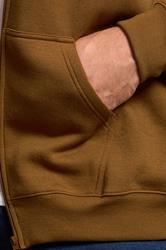 BadRhino Big & Tall Monks Robe Brown Zip Through Hoodie | BadRhino 6