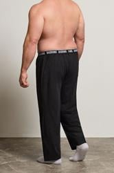 BadRhino Big & Tall Black Lounge Trousers | BadRhino 3