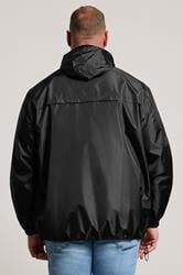 BadRhino Big & Tall Black Pac a Mac Hooded Jacket | BadRhino 2
