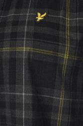 LYLE & SCOTT Big & Tall Black Check Shirt | BadRhino 3