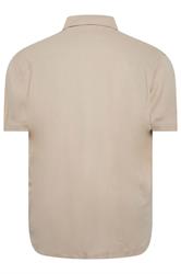 D555 Big & Tall Stone Brown Short Sleeve Resort Shirt | BadRhino 4