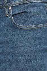 JACK & JONES Big & Tall Blue Mid Wash Mike Jeans| BadRhino 6