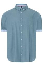 BadRhino Big & Tall Light Blue Slub Shirt