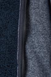 KAM Big & Tall Navy Blue Lumberjack Fleece Lined Hoodie | BadRhino 4