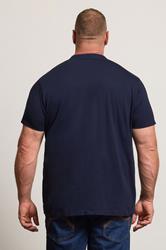 BadRhino Big & Tall Navy Blue Grinch Christmas Graphic T-Shirt | BadRhino 3