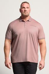 BadRhino Big & Tall Orange Chambray Polo Shirt | BadRhino 3