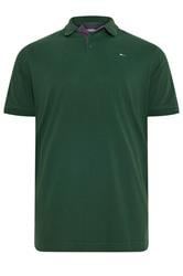BadRhino Big & Tall Green Short Sleeve Polo Shirt