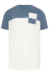 BadRhino Big & Tall Blue Mirage Pocket T-Shirt