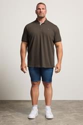 BadRhino Big & Tall Brown Short Sleeve Polo Shirt | BadRhino 1