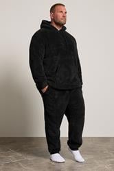 BadRhino Big & Tall Black Fleece Lounge Set | BadRhino 3