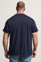 BadRhino Big & Tall Navy Blue England Crest T-Shirt | BadRhino 2