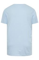 BadRhino Big & Tall Light Blue Flower Pocket T-Shirt | BadRhino 8