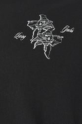 JACK & JONES Big & Tall Black Japanese Graphic Print T-Shirt | BadRhino 3