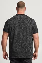 BadRhino Big & Tall Black Slub T-Shirt | BadRhino 3