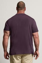 BadRhino Big & Tall Plum Purple Core T-Shirt | BadRhino 3