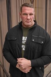 BadRhino Big & Tall Black Cotton Zip Through Jacket | BadRhino 2