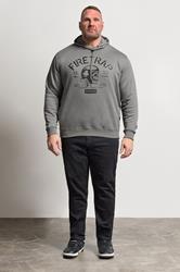 FIRETRAP Big & Tall Grey Hoodie | BadRhino 2