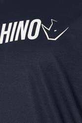 IronRhino Big & Tall Navy Blue Branded Performance T-Shirt | BadRhino 3