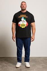 BadRhino Big & Tall Black Wallace & Gromit Graphic T-Shirt | BadRhino 2