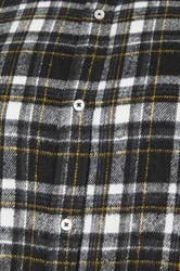 BadRhino Big & Tall Black & Yellow Brushed Checked Shirt | BadRhino 4