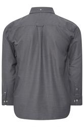 BadRhino Big & Tall Grey Long Sleeve Slub Shirt | BadRhino 6