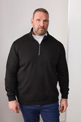 BadRhino Big & Tall Black Quarter Zip Sweatshirt | BadRhino 3