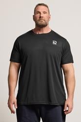 D555 Big & Tall Black Lightweight Active T-Shirt | BadRhino 3