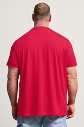 BadRhino Big & Tall Red England Crest T-Shirt | BadRhino 5