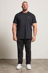 STUDIO A Big & Tall Black Snake & Skull Graphic T-Shirt | BadRhino 2