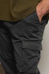 BadRhino Black Stretch Cargo Trousers | BadRhino 4