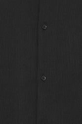 JACK & JONES Big & Tall Black Revere Shirt & Short Set | BadRhino 5