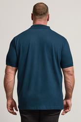 BadRhino Big & Tall 5 PACK Navy Blue & Light Blue Polo Shirts | BadRhino 4