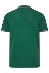 Ben Sherman Big & Tall Dark Green Signature Pique Polo Shirt | BadRhino 2