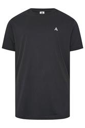 STUDIO A Big & Tall Black Snake & Skull Graphic T-Shirt | BadRhino 1