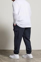 BadRhino Big & Tall Navy Blue Cargo Joggers | BadRhino 2