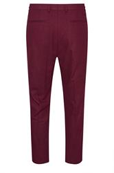 BadRhino Tailoring Big & Tall Burgundy Red Tweed Suit Trouers | BadRhino 2
