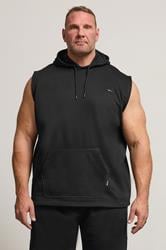 BadRhino Big & Tall Black Core Sleeveless Hoodie 2